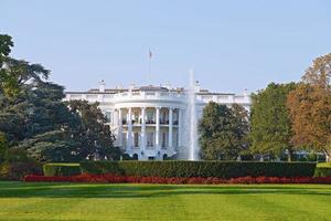det vita huset i Washington DC. foto