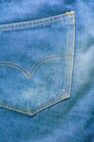 de blå jeansen eller blå denim ren textur. foto