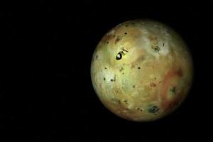 io, jupiters måne - solsystemet foto