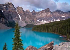 moränsjö, banff nationalpark, alberta, Kanada foto