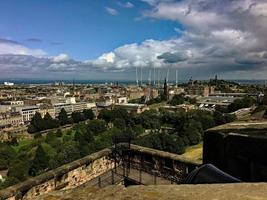 utsikt över edinburgh i skottland foto