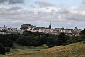 utsikt över edinburgh i skottland foto