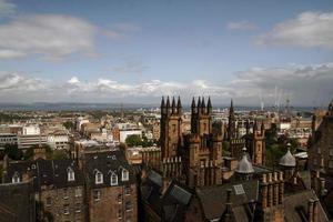 utsikt över edinburgh i skottland foto