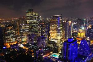 bangkok stadens ljus