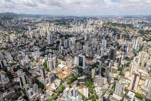 Flygfoto över staden belo horizonte, i minas gerais, Brasilien. foto