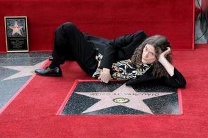 los angeles, 27 aug - alfred yankovic, konstiga al yankovic vid den konstiga al yankovic stjärnceremonin på Hollywood Walk of fame den 27 augusti 2018 i los angeles, ca. foto