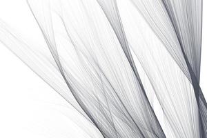 släta linjära vågiga hårstrukturer i futuristisk teknologistil. abstrakt partikelutsändare 3d bakgrundsillustration foto