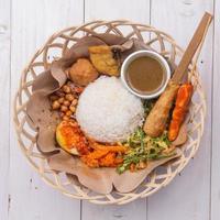 nasi lemak / indonesiska balinesiska ris