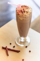 choklad milkshake foto