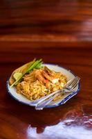 thai stekt nudel eller pad thai foto