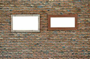 bakgrund av gamla vintage tegelvägg. grunge tegelstenar tom vägg textur. abstrakt för webbbanner eller bakgrunder foto