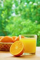 apelsiner och juice