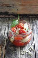bakade tomater foto