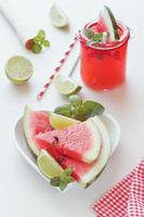 vattenmelons juice foto