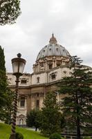 basilica di san pietro, vatikanstaden, rom, italien foto