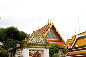 thailand bangkok wat arun tempel detalj foto