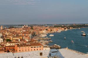 panorama över Venedig, Italien foto