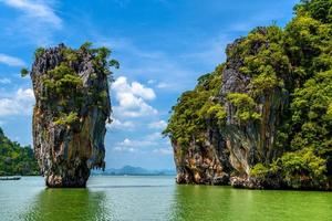 stenar på James Bond Island, khao phing kan, ko tapu, ao phang-ng foto