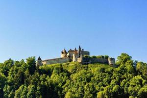 gruyeres slott, haut-intyamon, gruyere, fribourg, schweiz foto