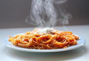 italiensk spaghetti foto