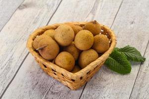 tropisk frukt longan foto