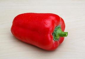 röd färsk paprika foto