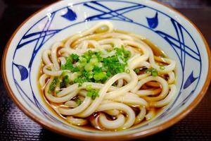japansk nudel i soppan, saru udon