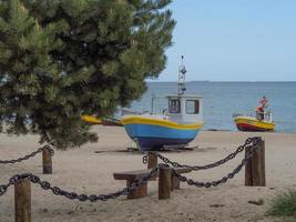 stranden i sopot i Polen foto