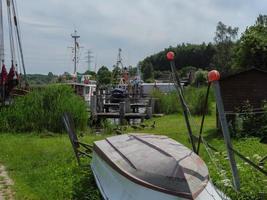 Lübeck stad vid Östersjön foto