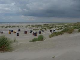 stranden på tyska ön juist foto