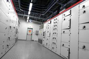 kontrollrum för ett kraftverk foto