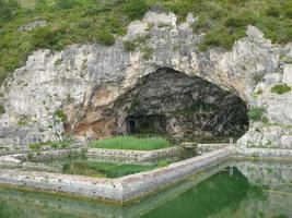 ruinerna av villa tiberio i sperlonga foto