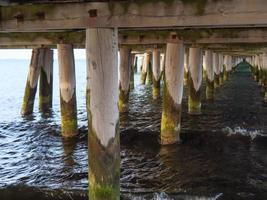 stranden i sopot i Polen foto