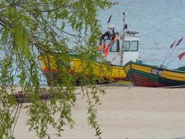 stranden i sopot i Polen foto