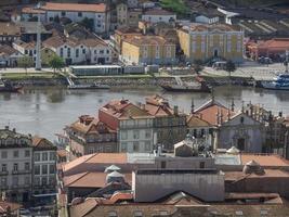 floden douro och staden Porto foto