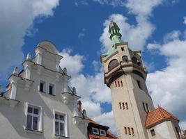 stranden i sopot i Polen foto