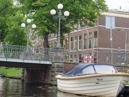 leiden stad i nederländerna foto