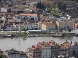 floden douro och staden Porto foto