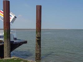 hallig hooge i tyska Nordsjön foto