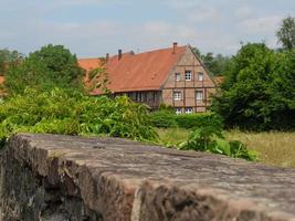 staden steinfurt i tyska muensterland foto