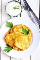 courgette fritters foto