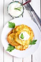 courgette fritters foto