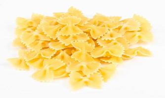 farfalle pasta, isolerade foto