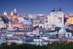 ultra brett panorama av Rom, Italien. foto