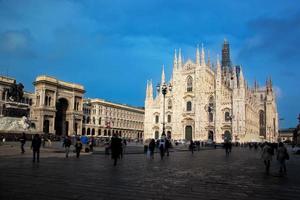 katedralen i milano, galleriet vittorio emanuele ii. Italien foto