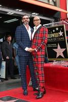 los angeles, 16 mars - georges lebar, rupaul andre charles vid rupaul stjärnceremonin på hollywood walk of fame den 16 mars 2018 i los angeles, ca. foto