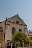 gammal synagoga izaaka i kazimierz-distriktet i Krakow, Polen foto