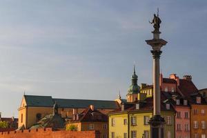 slottstorget i Warszawa, Polen foto