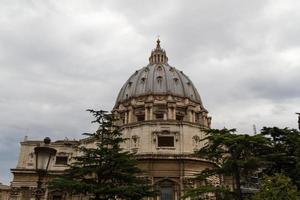 basilica di san pietro, vatikanstaden, rom, italien foto