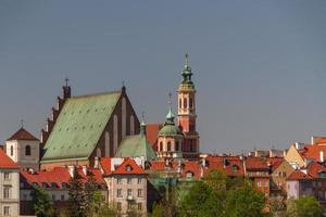 Warszawa, Polen. gamla stan - berömt kungligt slott. Unescos världsarvslista. foto